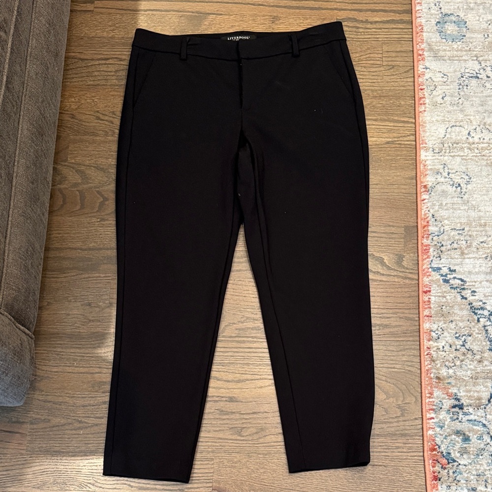 Liverpool Black Ankle Pants